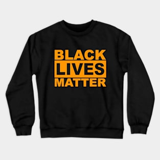 Black Lives Matter Logo (Orange) Crewneck Sweatshirt